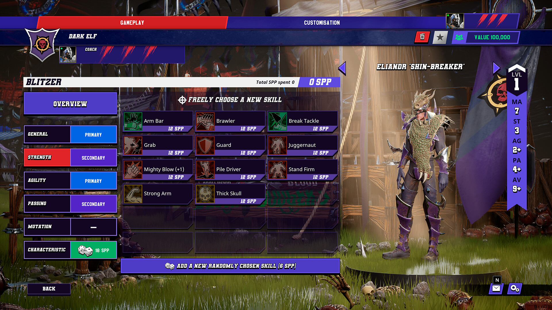 怒火橄榄球3		/Blood Bowl 3 截图 6