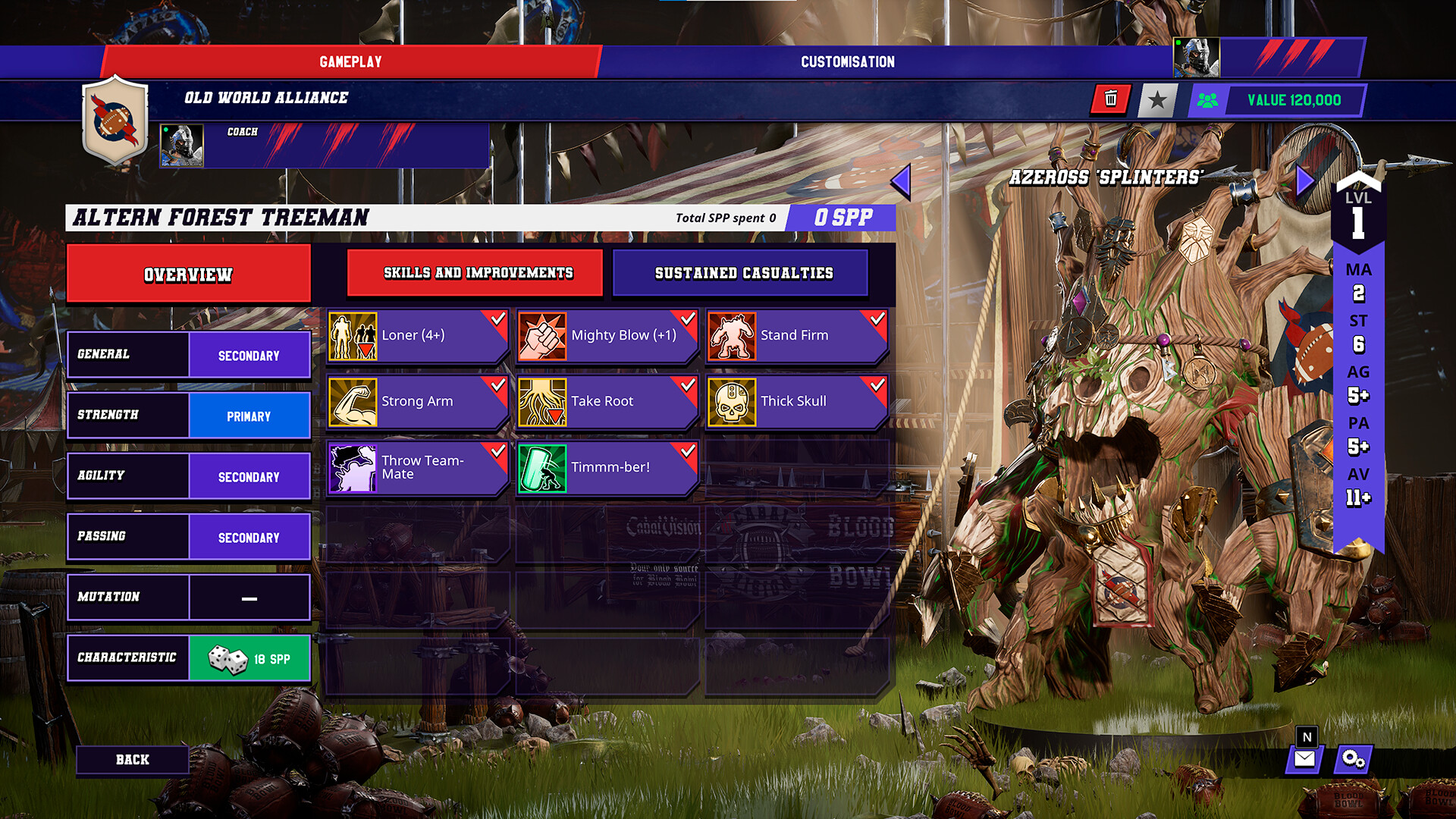 怒火橄榄球3		/Blood Bowl 3 截图 10