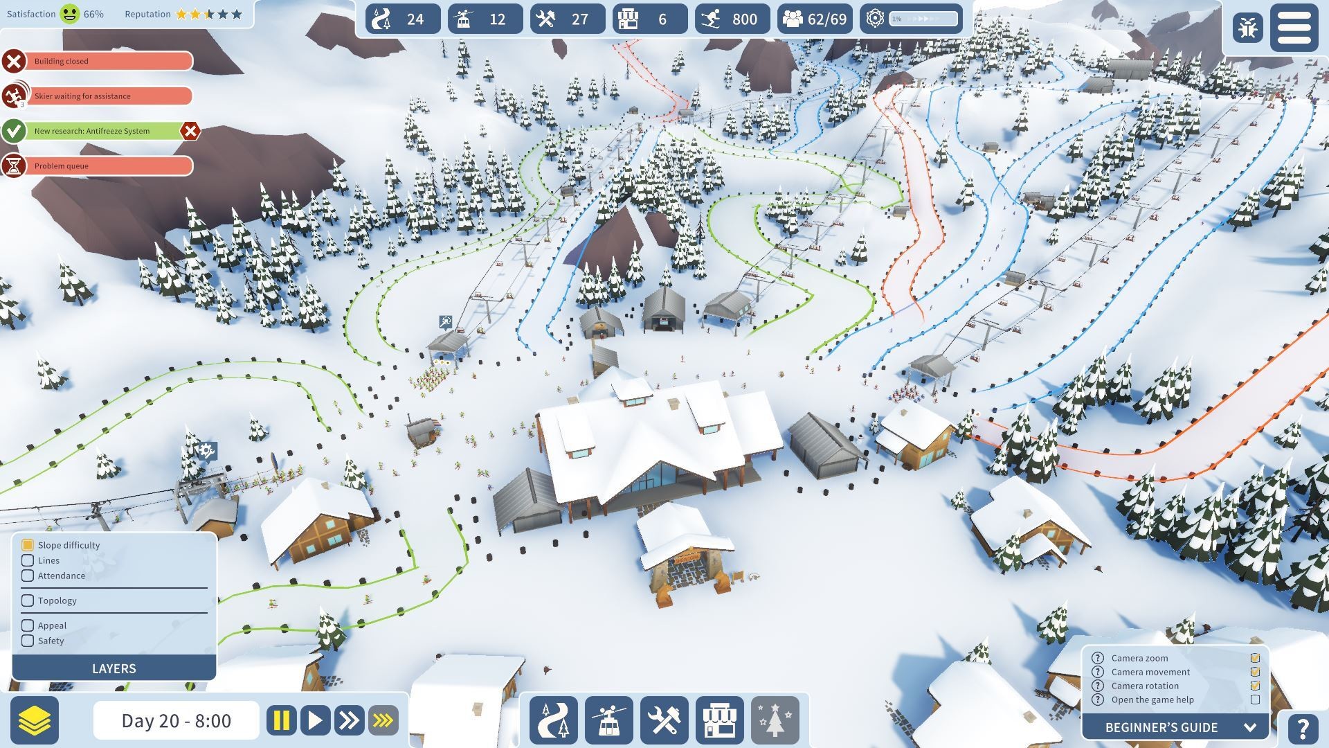 雪场大亨 Snowtopia: Ski Resort Builder第1张