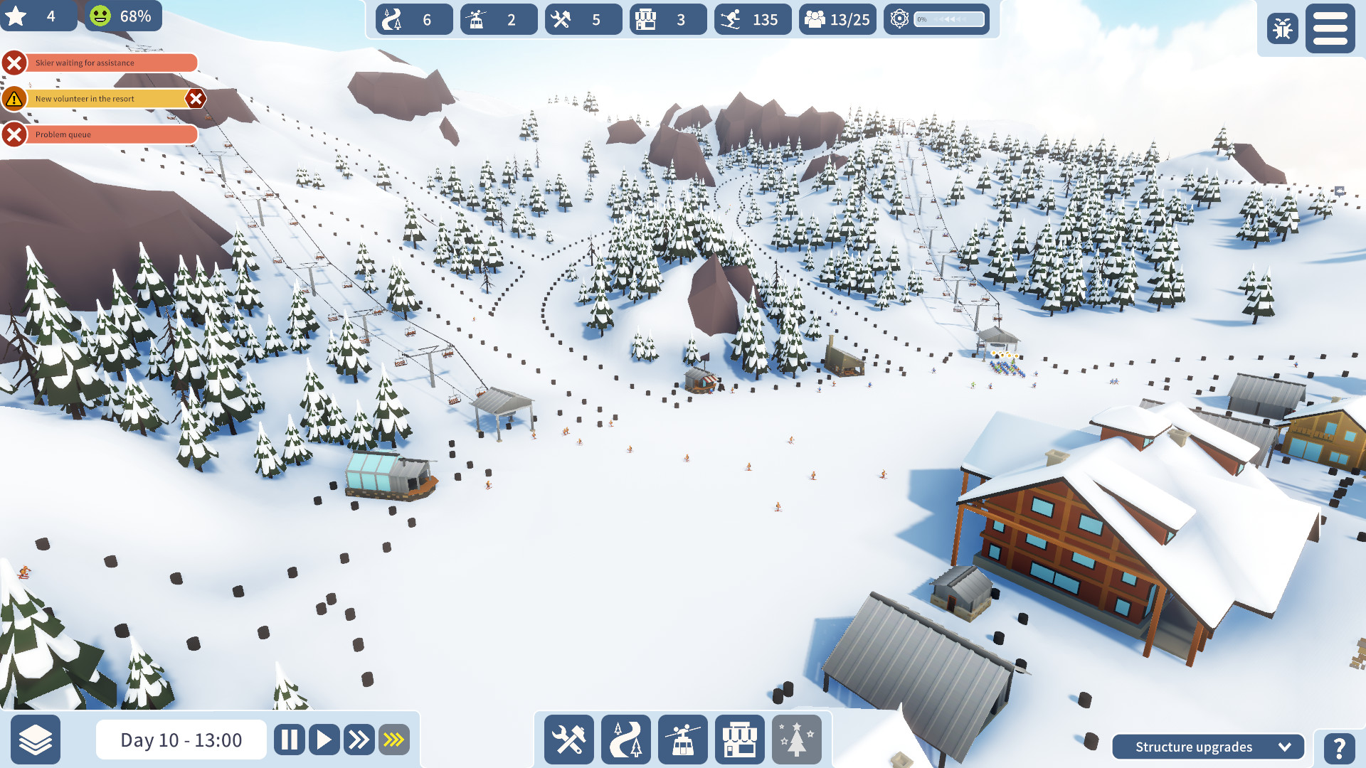 雪场大亨 Snowtopia: Ski Resort Builder第2张