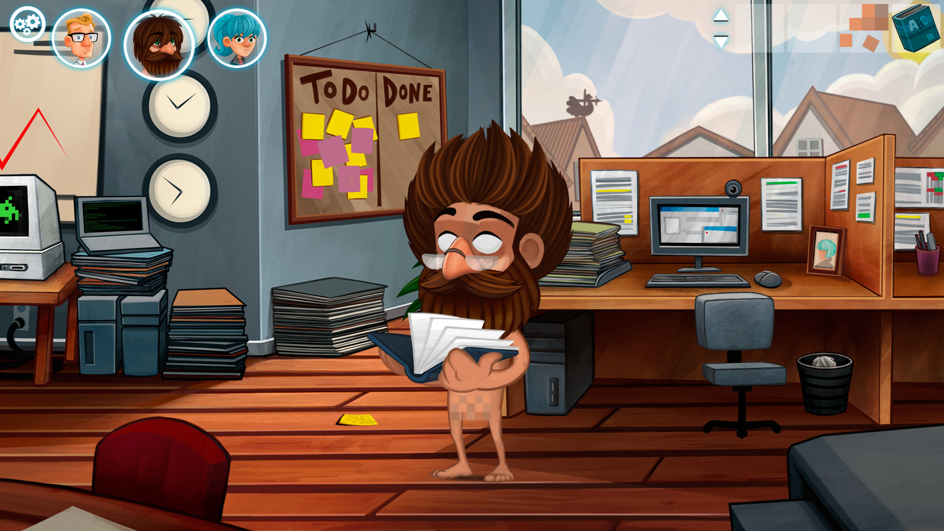 怪客贾斯丁的黑客时刻/Justin Wack and the Big Time Hack 截图 1