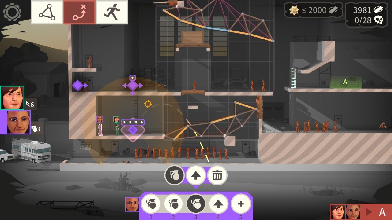 桥梁建筑师：行尸走肉	/Bridge Constructor: The Walking Dead 截图 5