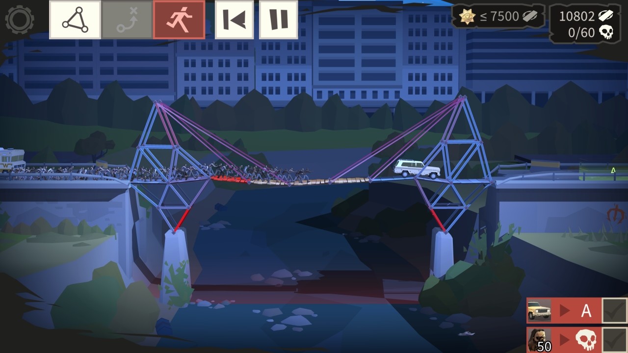 桥梁建筑师：行尸走肉	/Bridge Constructor: The Walking Dead 截图 1