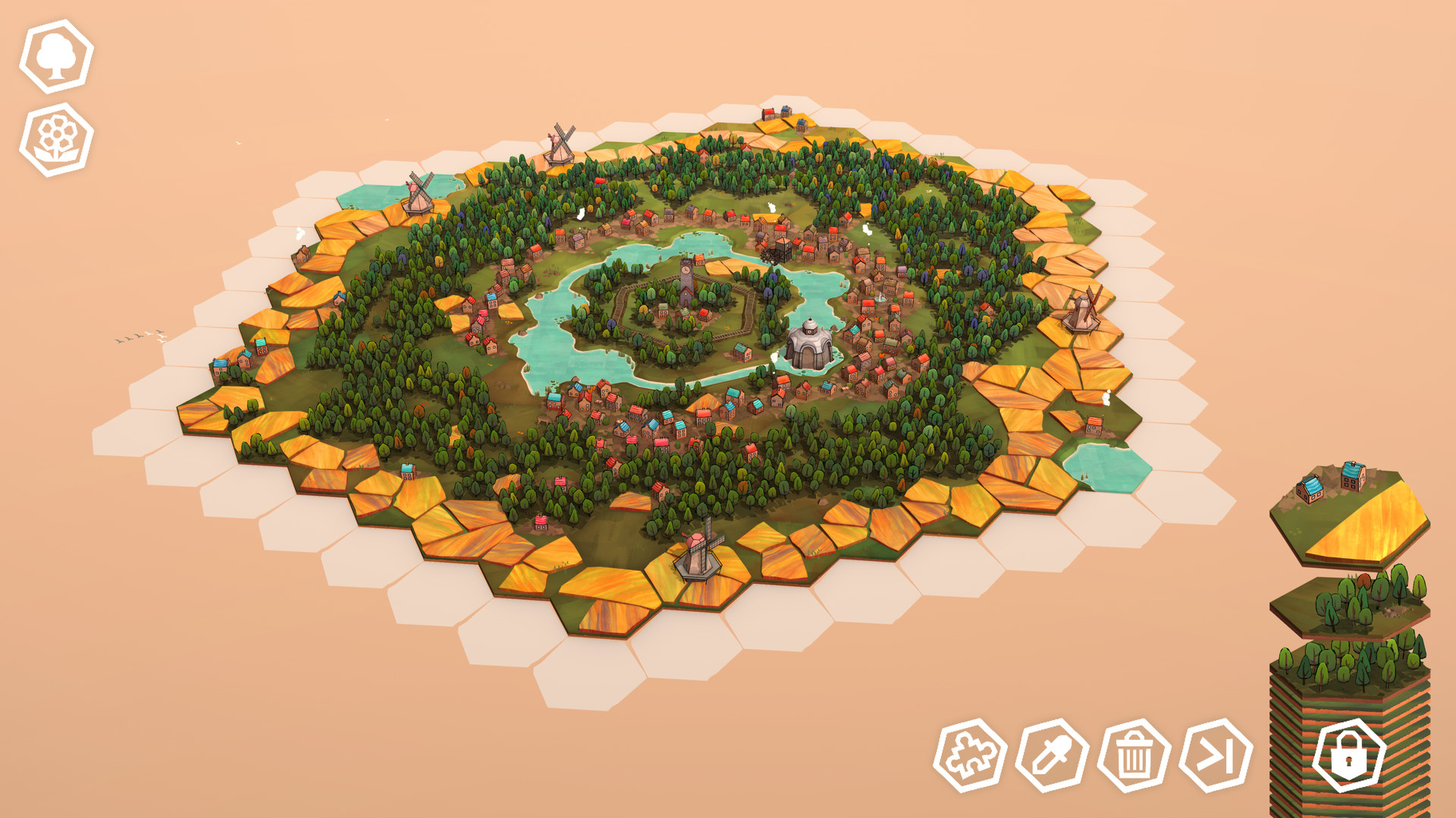 筑梦颂/Dorfromantik 截图 4