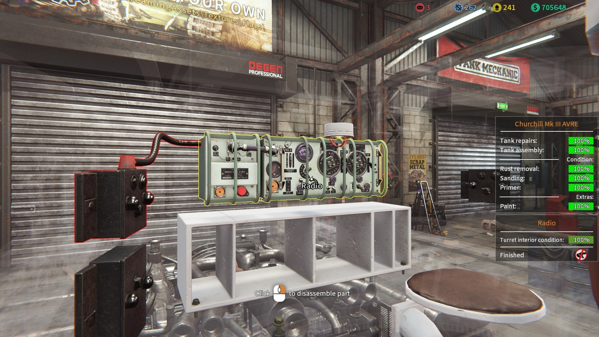 坦克修理模拟	/Tank Mechanic Simulator 截图 3