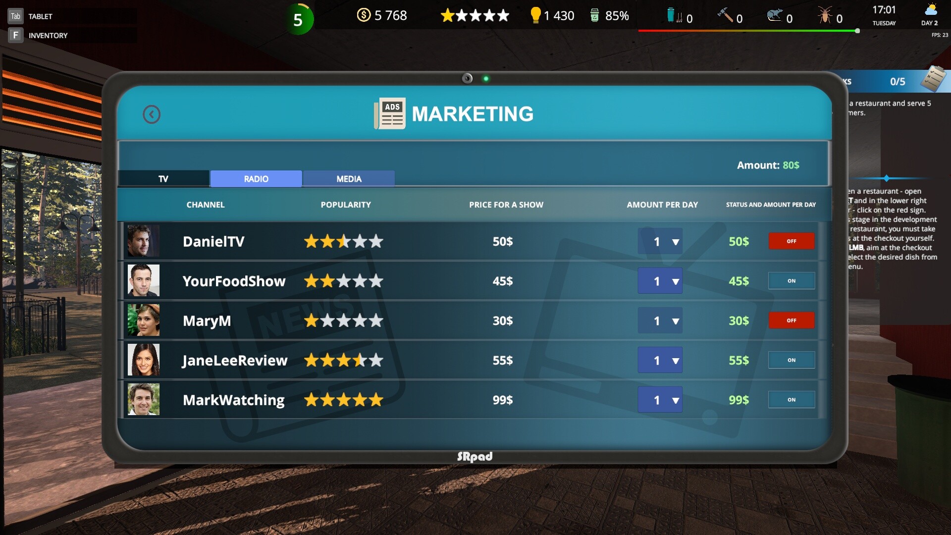 咖啡馆老板模拟/Cafe Owner Simulator 截图 7