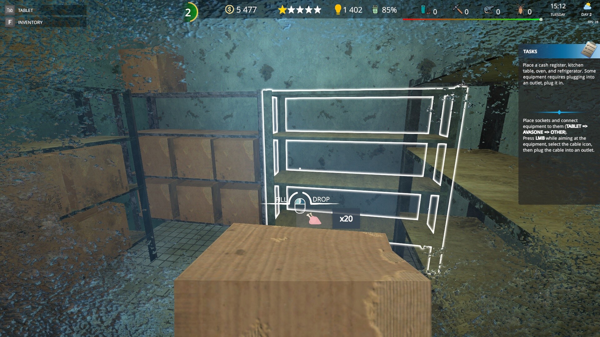 咖啡馆老板模拟/Cafe Owner Simulator 截图 2