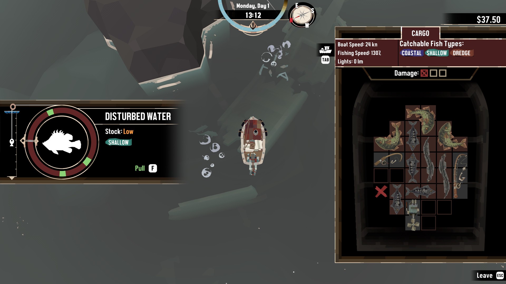 渔帆暗涌/DREDGE 截图 2