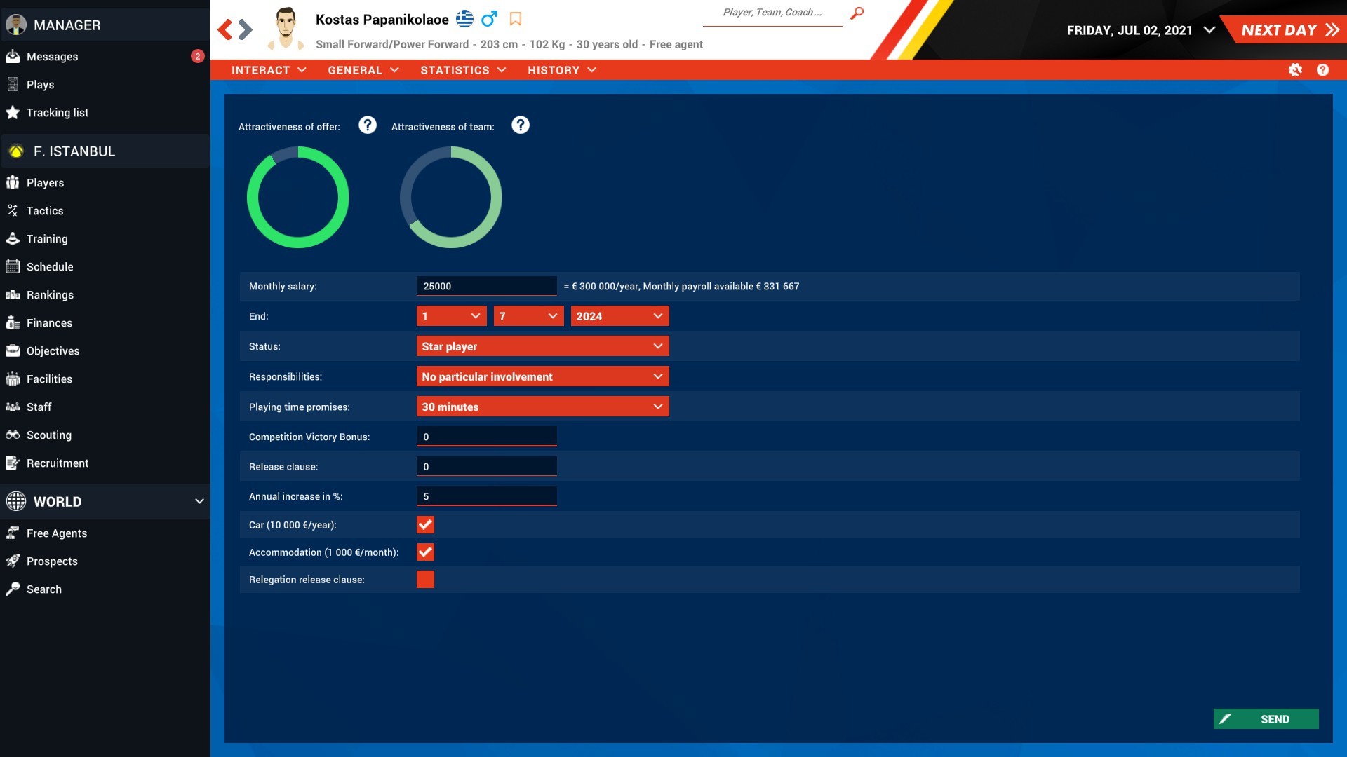 职业篮球经理2022		/Pro Basketball Manager 2022 截图 13