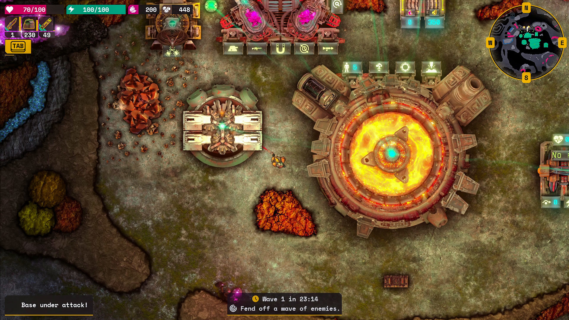 深岩破裂者/Lumencraft 截图 1