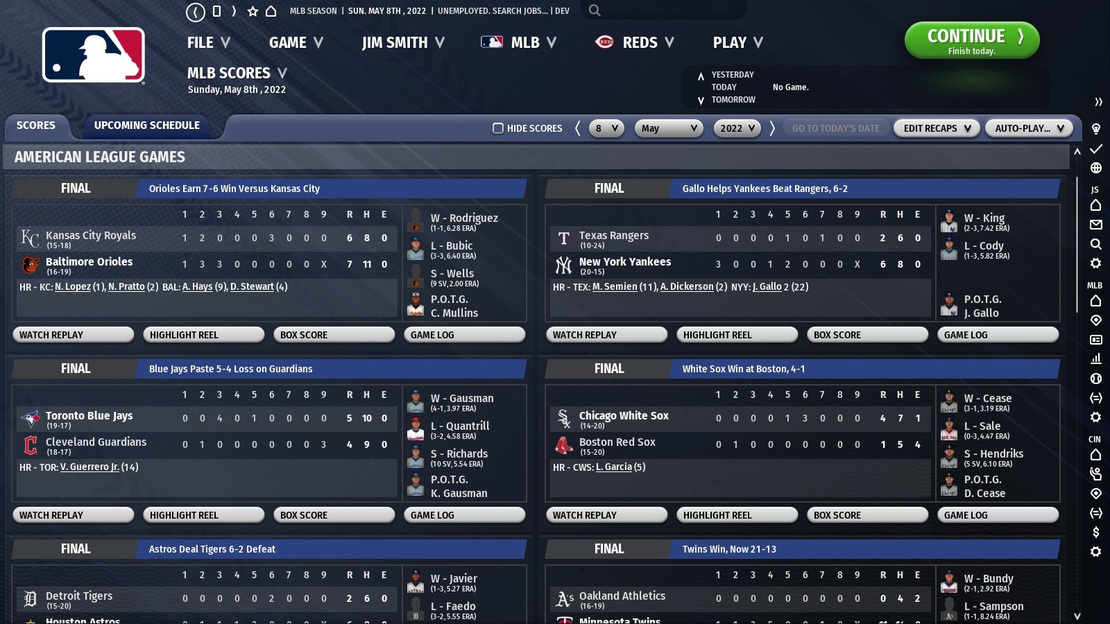 劲爆美国棒球23(英文)/Out of the Park Baseball 23 截图 16