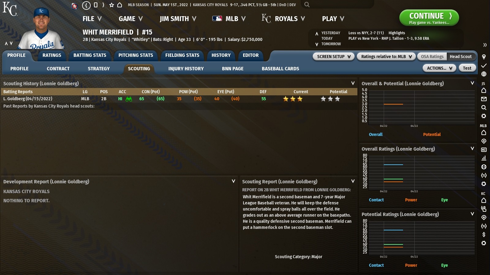 劲爆美国棒球23(英文)/Out of the Park Baseball 23 截图 22