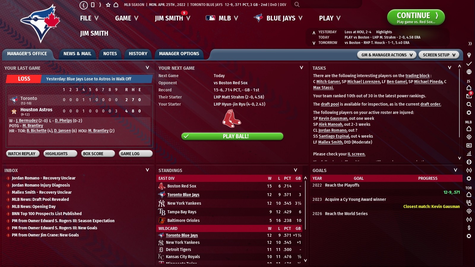 劲爆美国棒球23(英文)/Out of the Park Baseball 23 截图 18