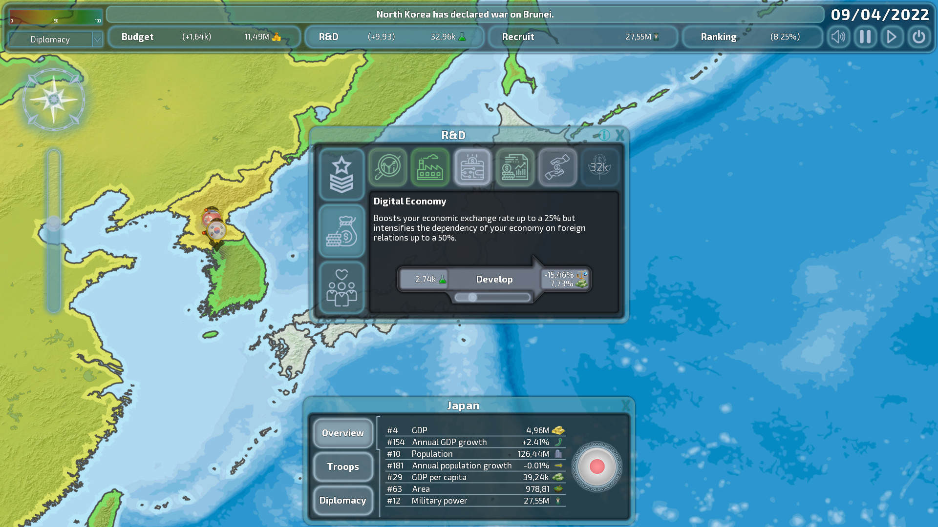 虚拟国家		/Dummynation 截图 8