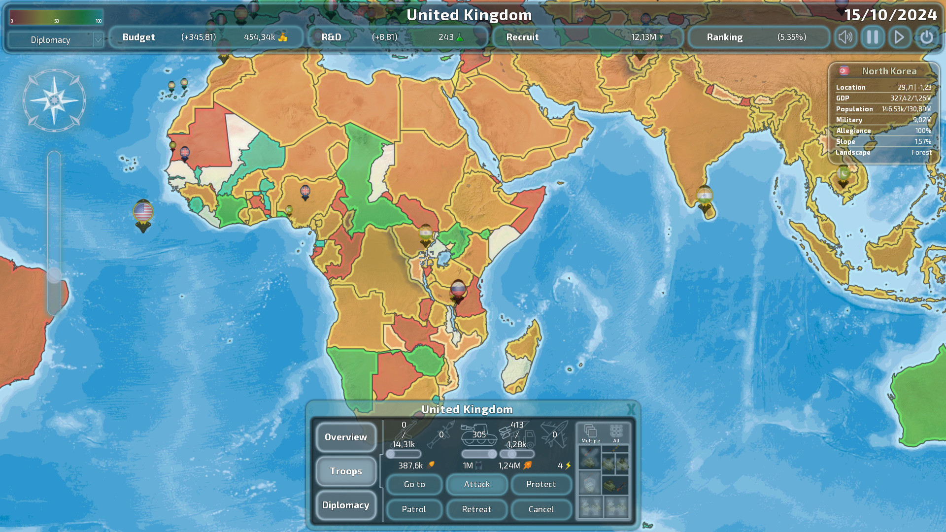 虚拟国家		/Dummynation 截图 2