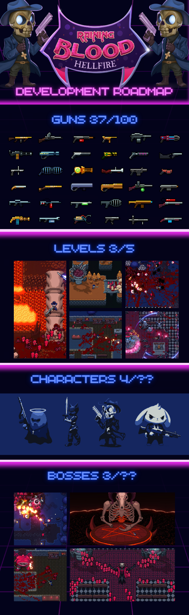 活魔人|官方中文|支持手柄|Raining Blood: Hellfire插图4 活魔人|官方中文|支持手柄|Raining Blood: Hellfire插图4