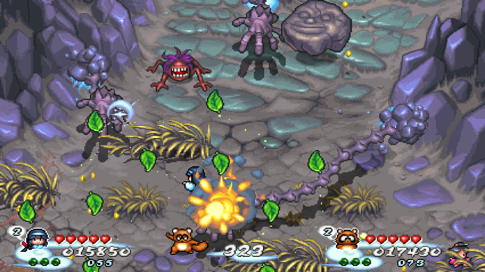 奇奇怪界：黑斗篷之谜/Pocky & Rocky Reshrined 截图 5