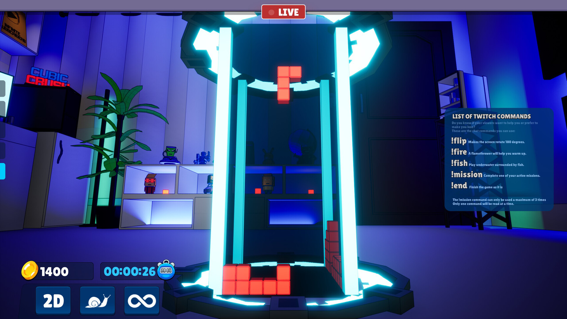 方块破碎：流媒体对决/Cubic Crush Streamer Showdown 截图 3