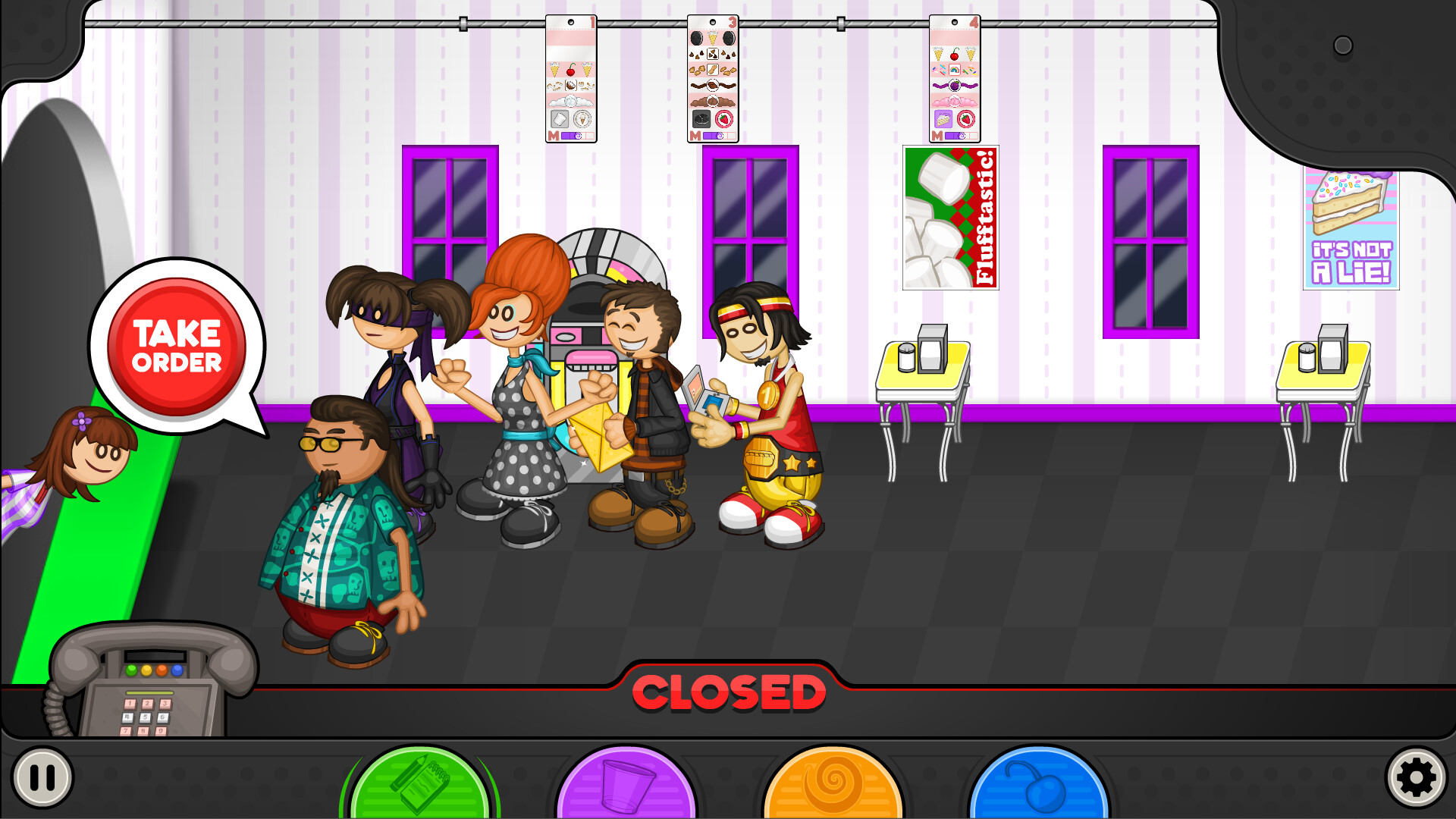 老爹冷冻店/Papa's Freezeria Deluxe 截图 4