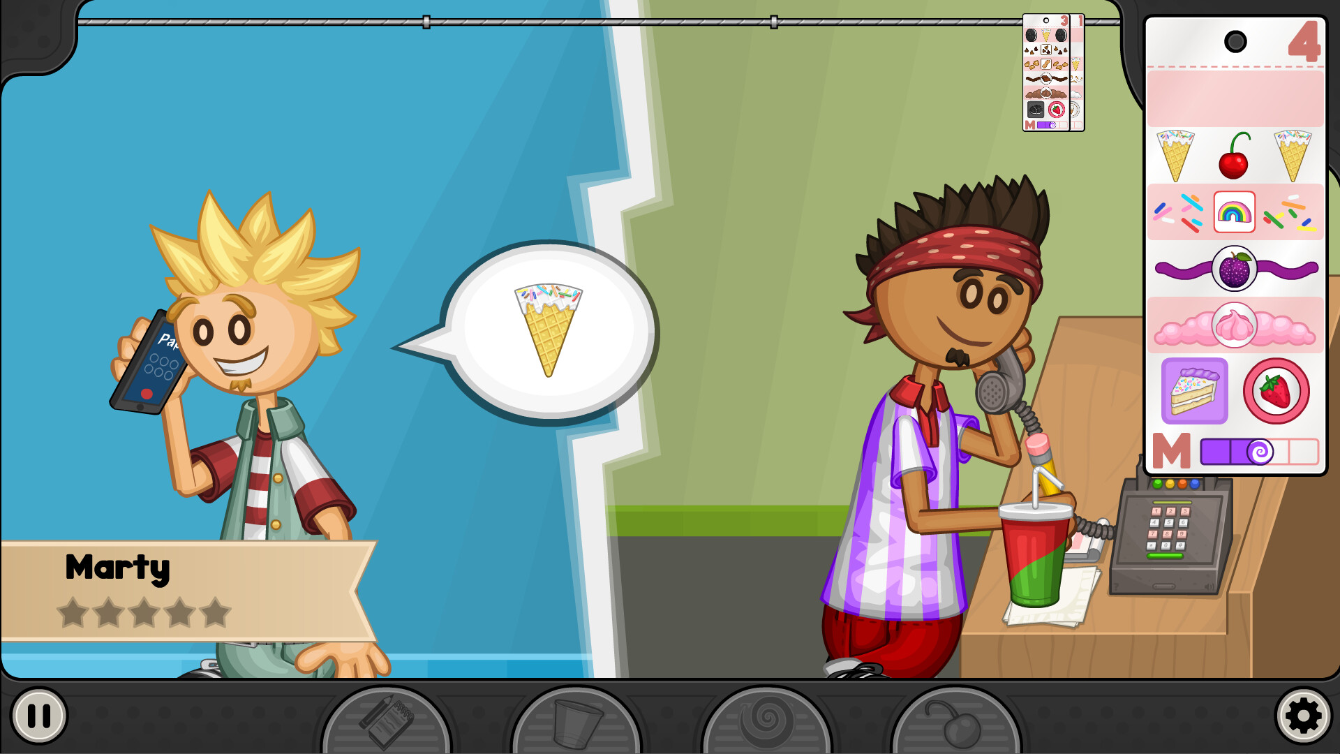 老爹冷冻店/Papa's Freezeria Deluxe 截图 6