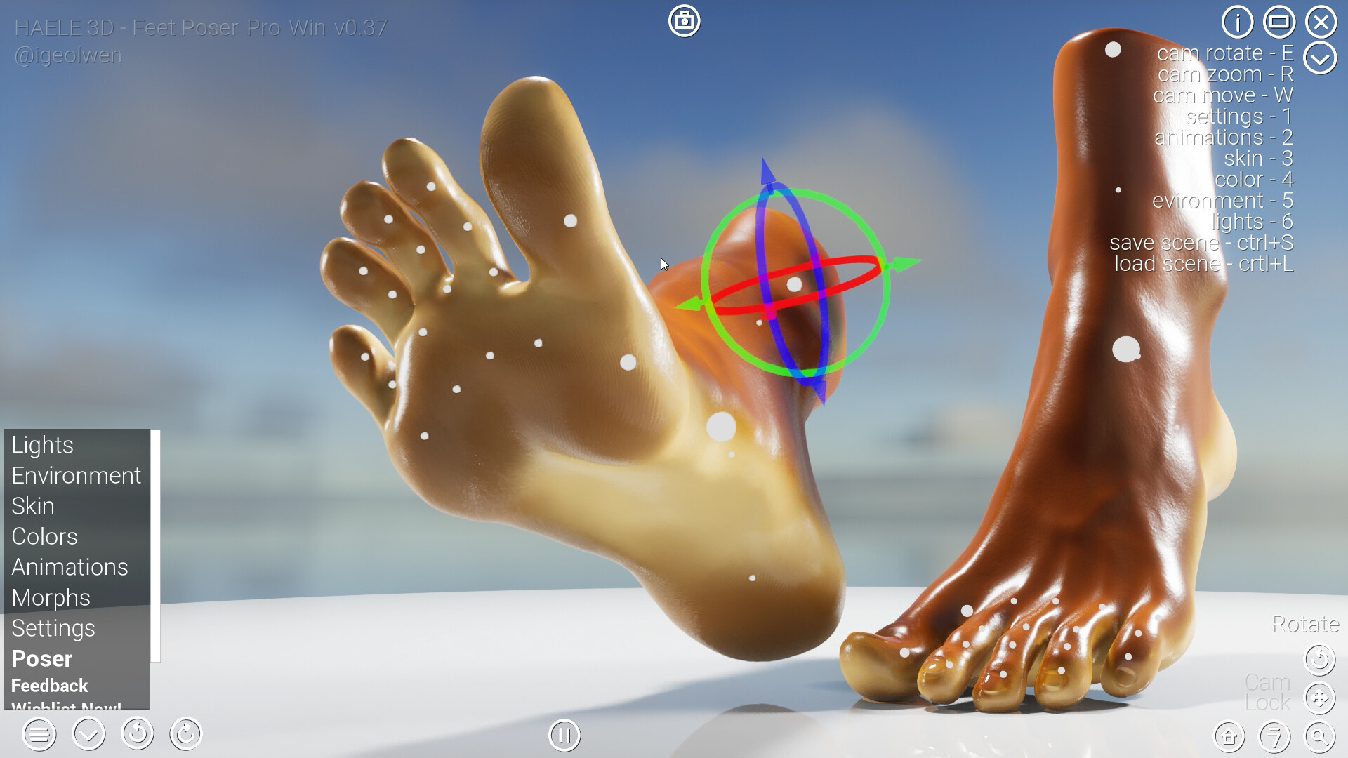足部造型模拟器 - 专业版|官方中文|HAELE 3D - Feet Poser Pro插图9