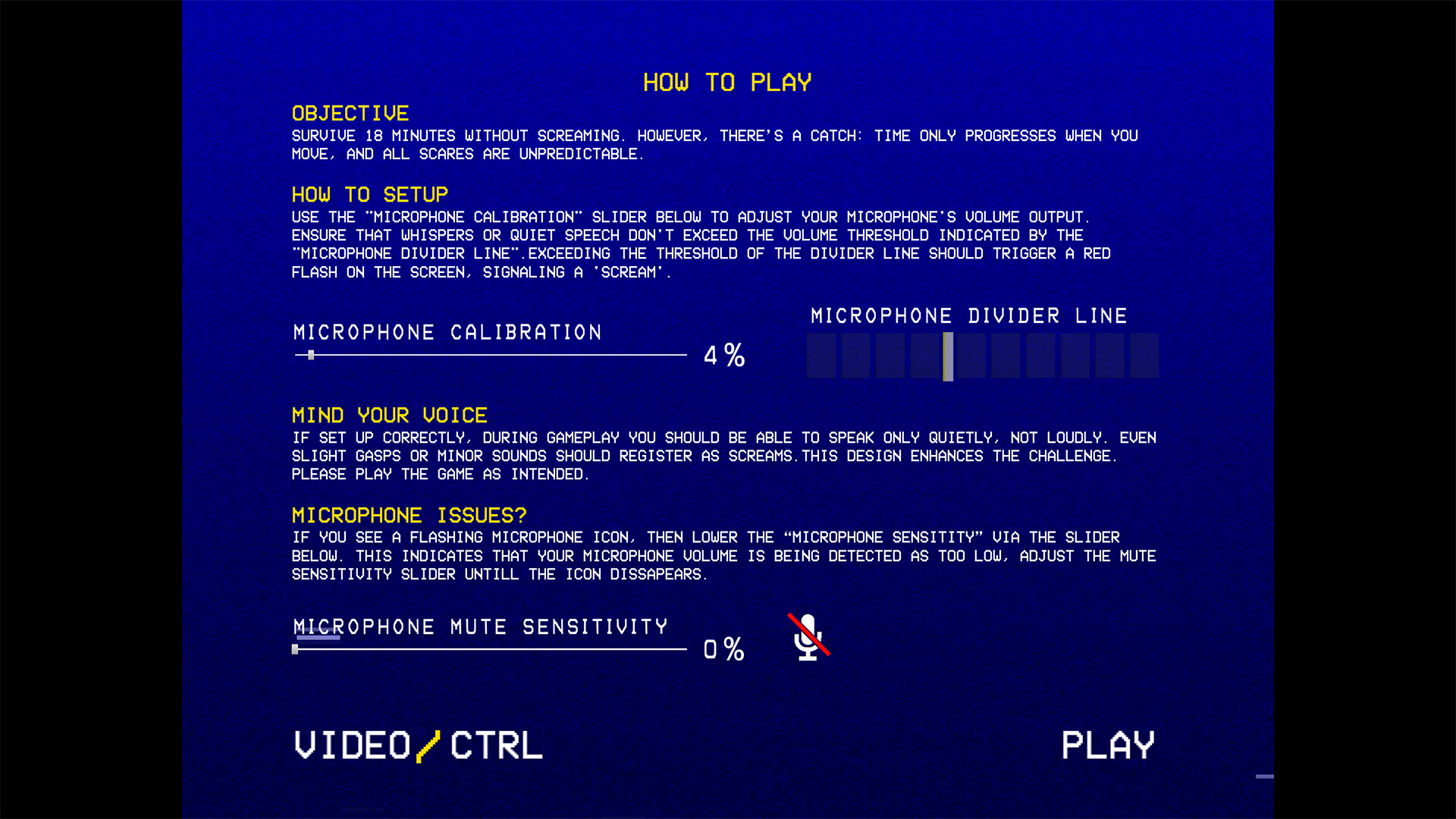 切勿尖叫/DON'T SCREAM 截图 1
