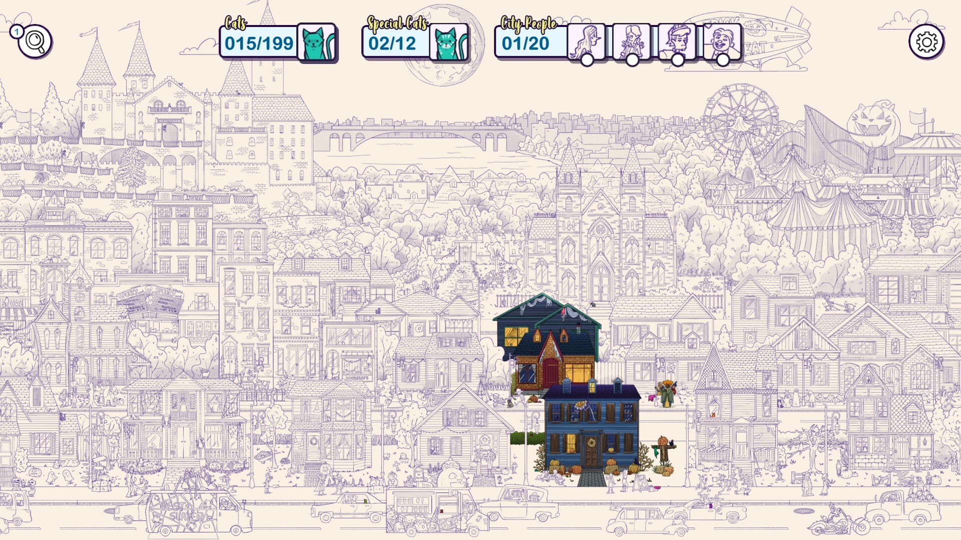 《隐藏在幽灵小镇的猫(Hidden Cats in Spooky Town)》|BUILD 13189000|英文|免安装硬盘版