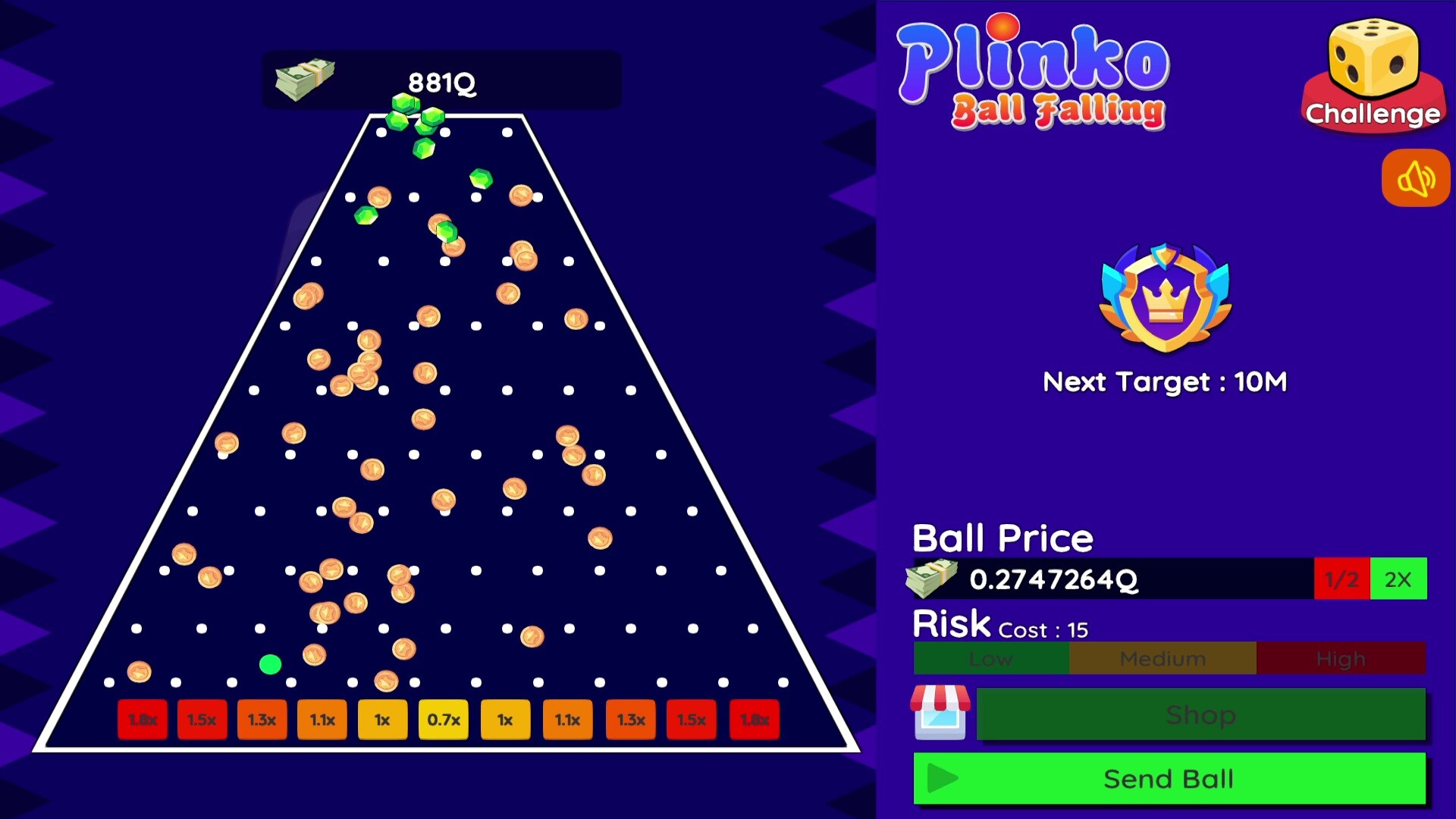 Plinko: Ball Falling indienova GameDB 游戏库 Plinko: Ball Falling indienova GameDB 游戏库