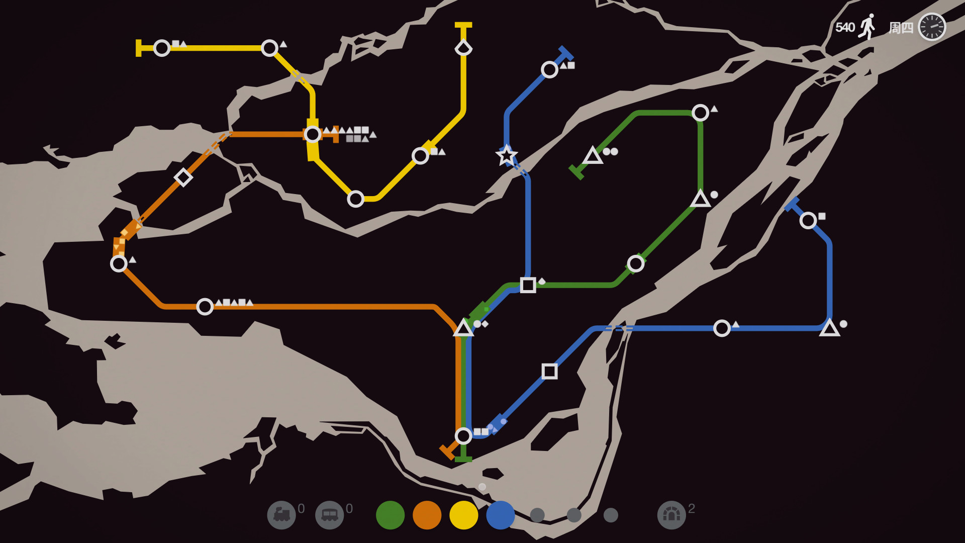 迷你地铁/Mini Metro 截图 3