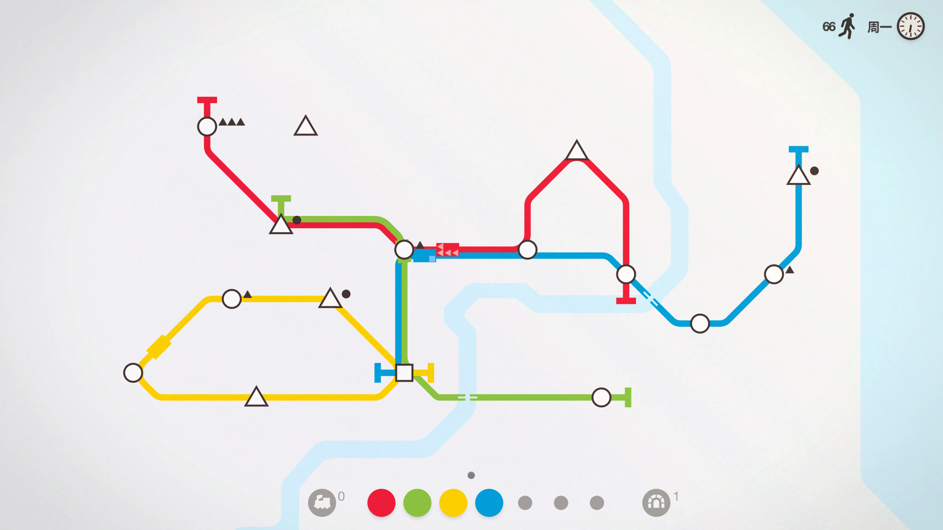 迷你地铁/Mini Metro 截图 1