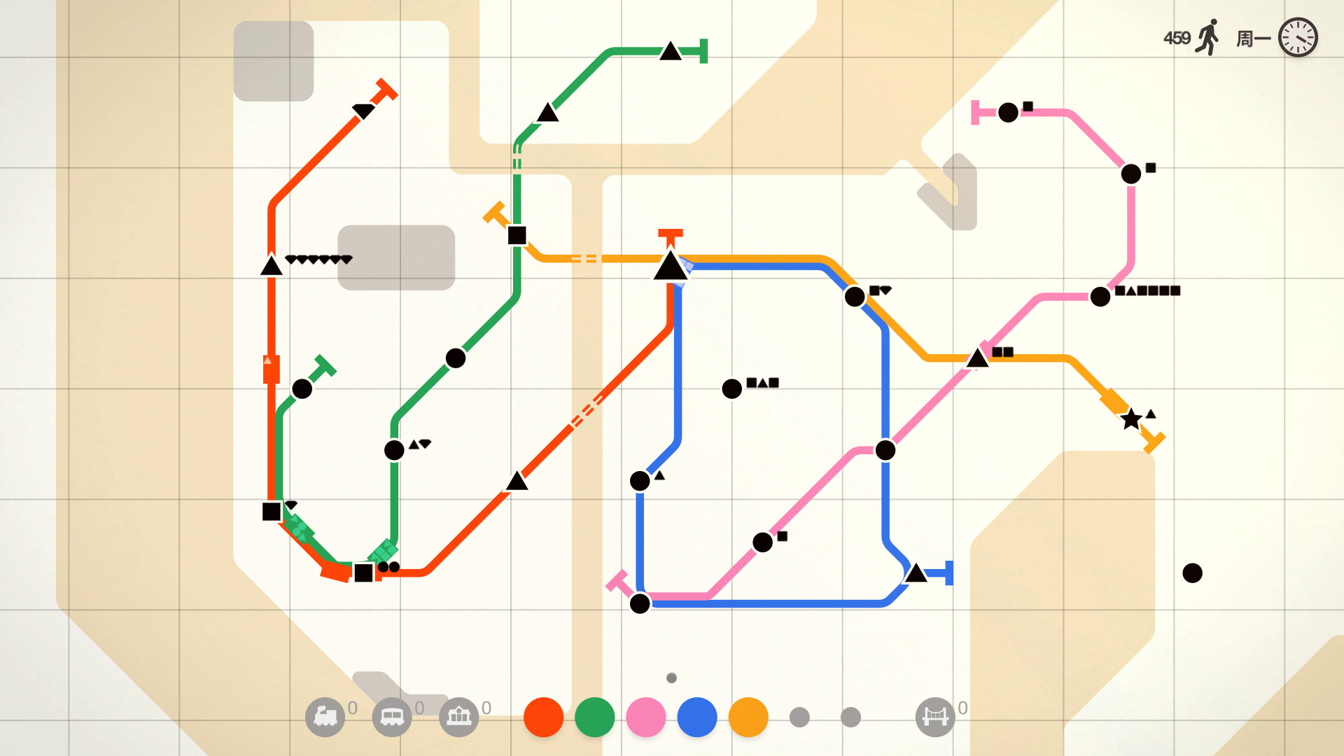 迷你地铁/Mini Metro 截图 5