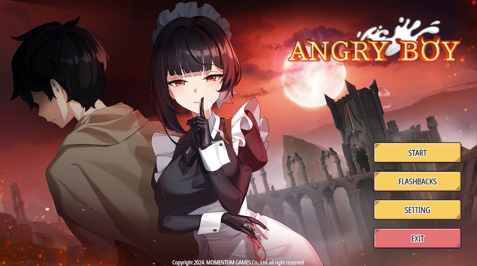 【ADV】愤怒的男孩：Angry Boy~官方中文[PC+700M]