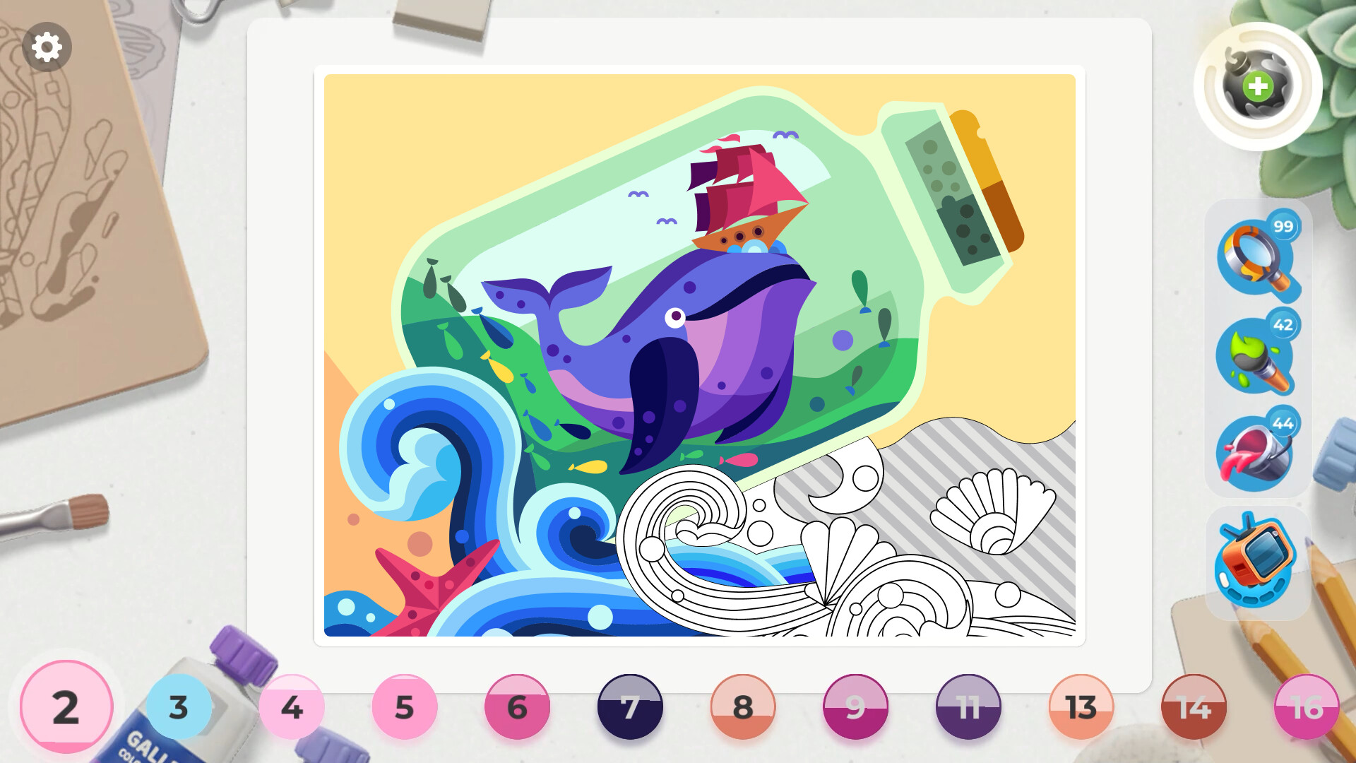 图片[5]-画廊：涂色本和装饰/Gallery: Coloring book & decor-秋风资源网