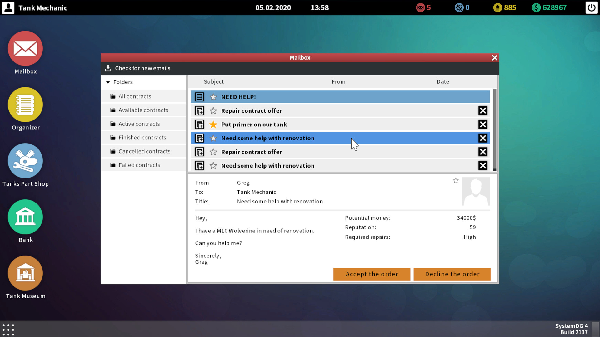 坦克维修模拟/Tank Mechanic Simulator 截图 23
