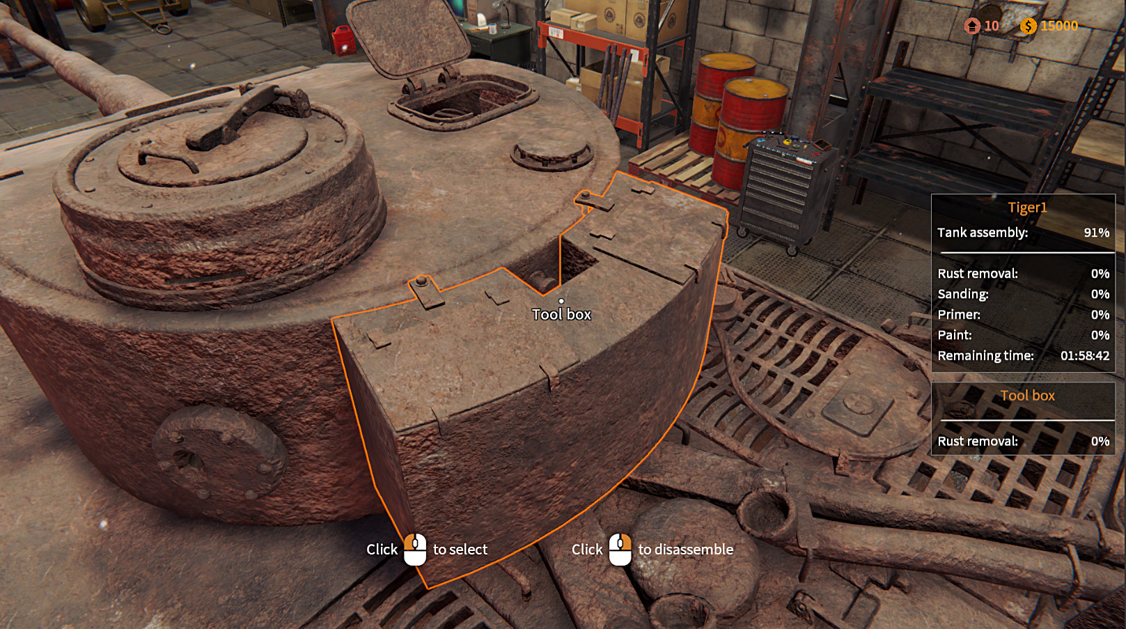 坦克维修模拟/Tank Mechanic Simulator 截图 19