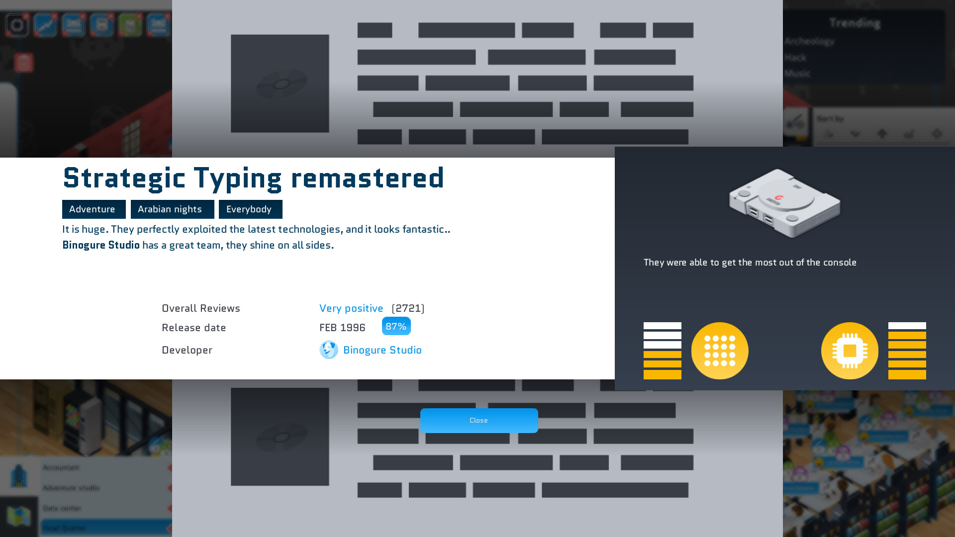 城市游戏工作室/City Game Studio: a tycoon about game dev 截图 8