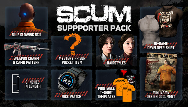 Save 50% on SCUM Supporter Pack on Steam