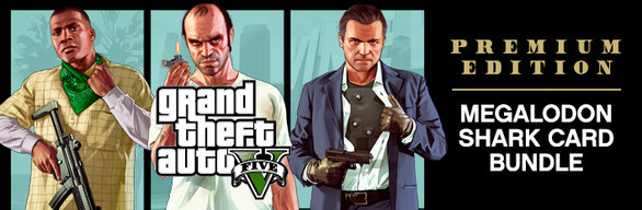 Grand Theft Auto V: Premium Edition & Megalodon Shark Card Bundle