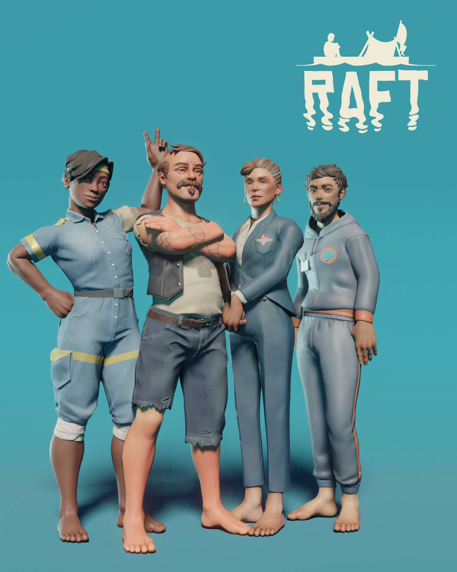 好评如潮供逝世游戏《Raft》本日退出抢先体验正式版出售